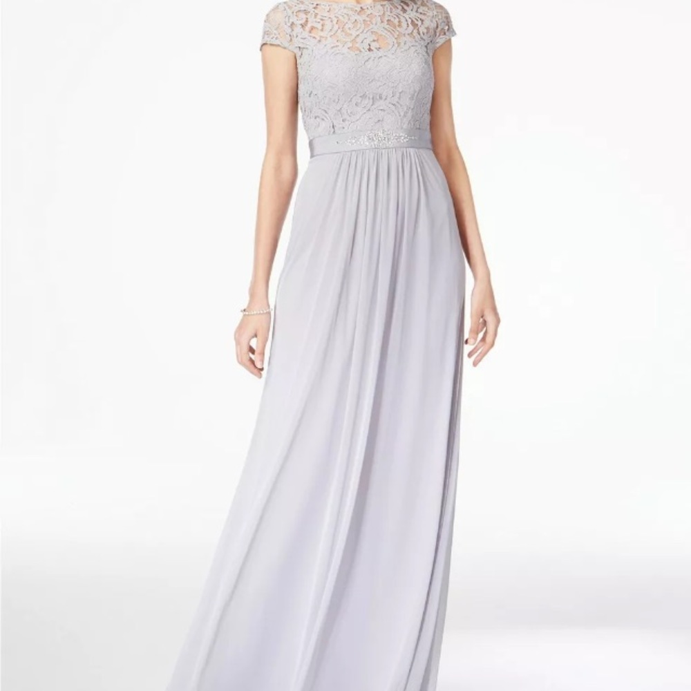 New Adrianna Papell gray dress size 12